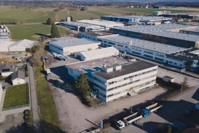 Produktionshallen in Schlierbach